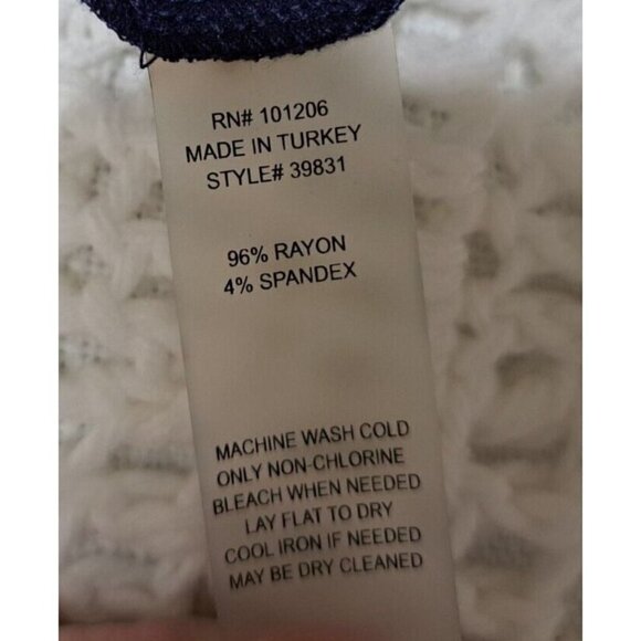 Soft Surroundings Sloane Petite XS Navy 3/4 Sleeve Open Back Long Dress Slits - Picture 7 of 7